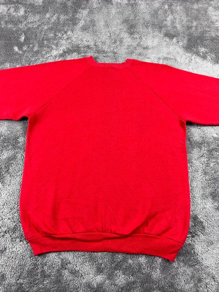 👕 Sweat à capuche Veste University Rare Vintage y2k 90s 2000s Monroe Trojan’s Rouge Taille XL 👕 - photo numéro 2