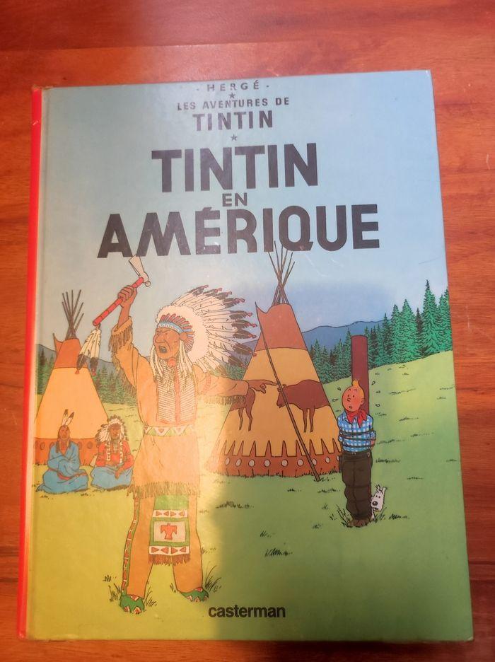 Tintin- tintin en Amérique. Série c. - photo numéro 1