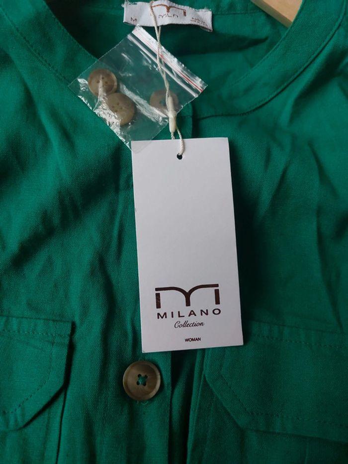 Robe chemise  verte  milano neuve - photo numéro 9