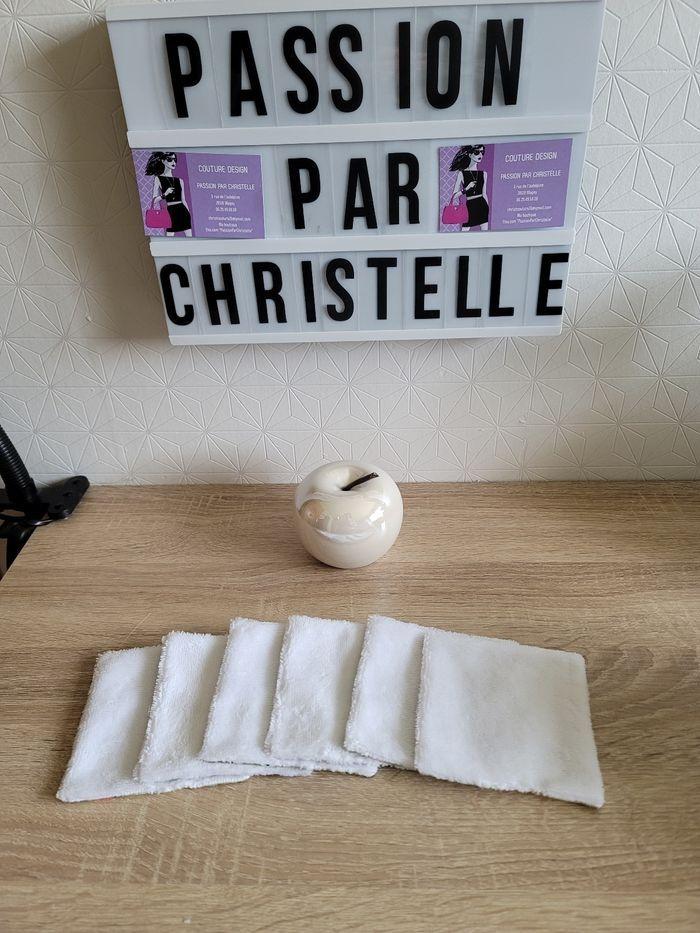 Corbeille en tissu et 6 lingettes lavables - photo numéro 3