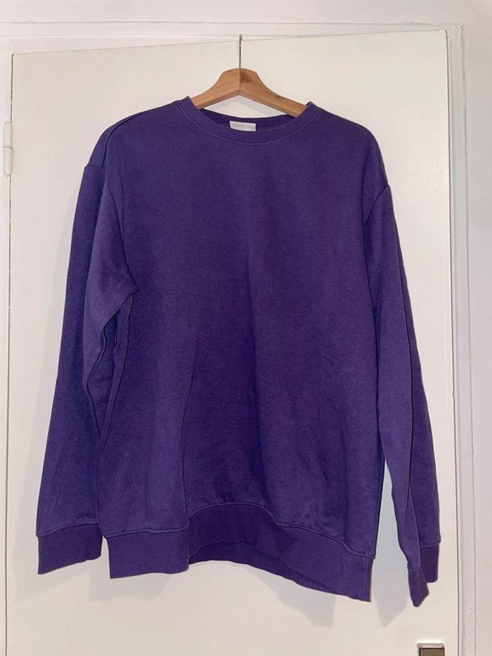 Pull violet oversize H&M essentials - photo numéro 2