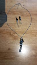 Parures collier + Boucles d'oreilles pendante