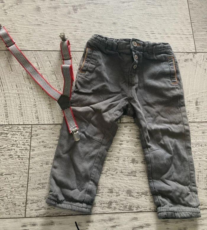 Pantalon salopette 18 mois bébé garçon - photo numéro 1