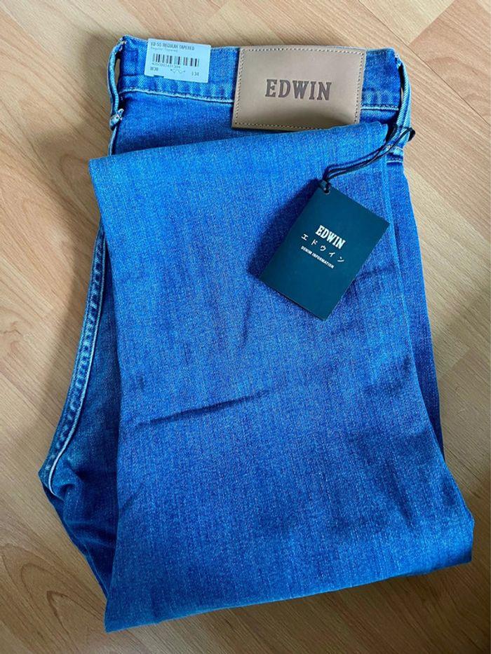 Jeans Edwin ED-55 regular tapered taille W30 L34 neuf avec étiquettes - photo numéro 1