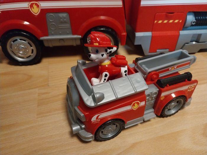 Lot de 2 camions pompiers Pat Patrouille Paw Patrol - photo numéro 2