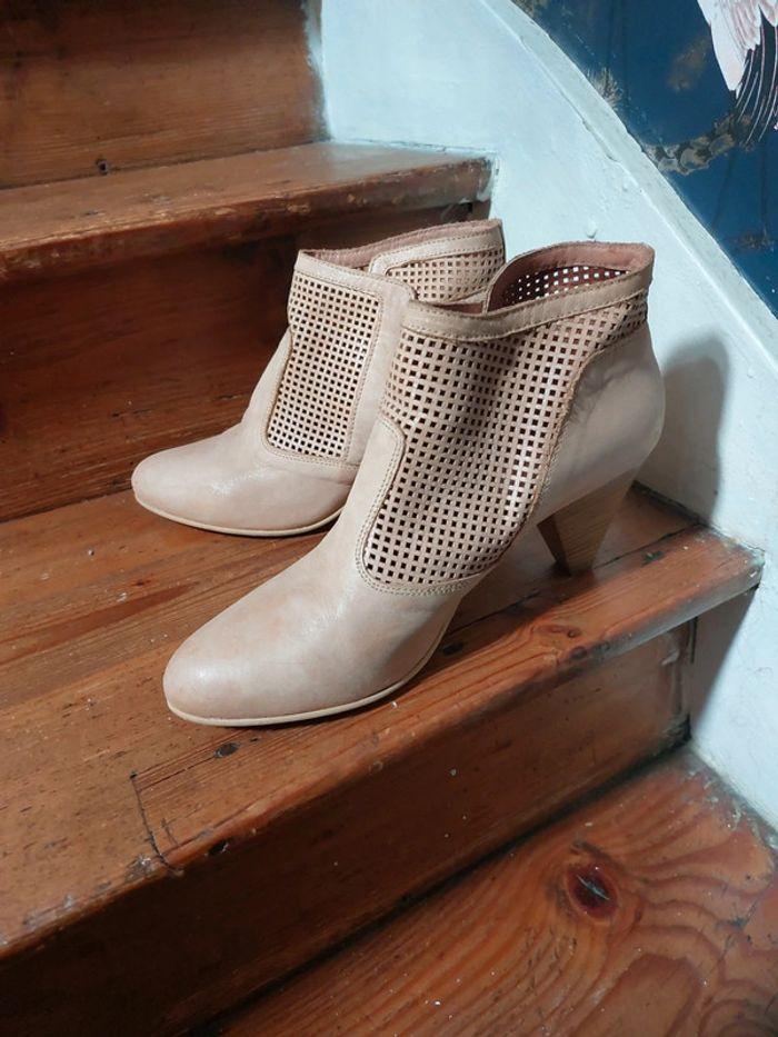 Bottines camel - photo numéro 2