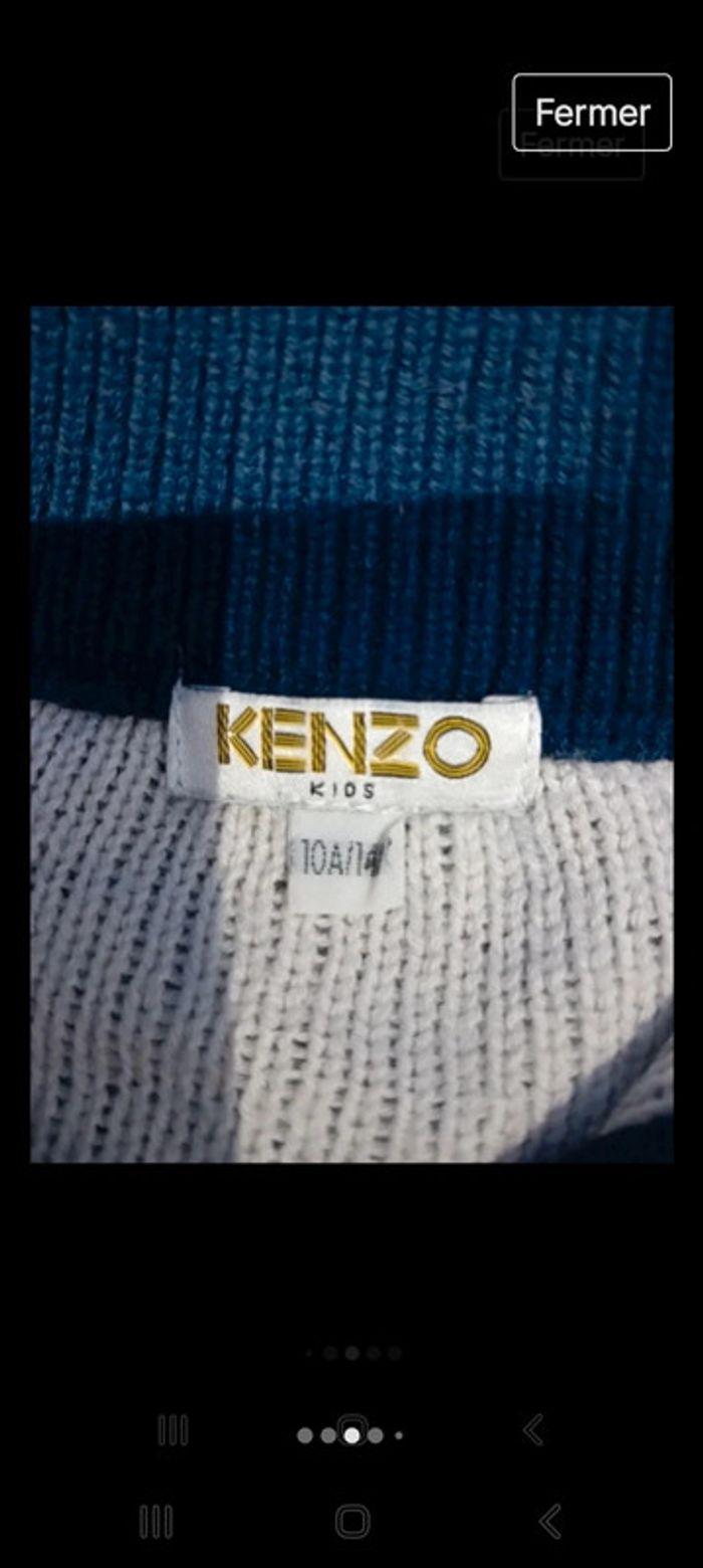 Pull kenzo 10ans - photo numéro 5