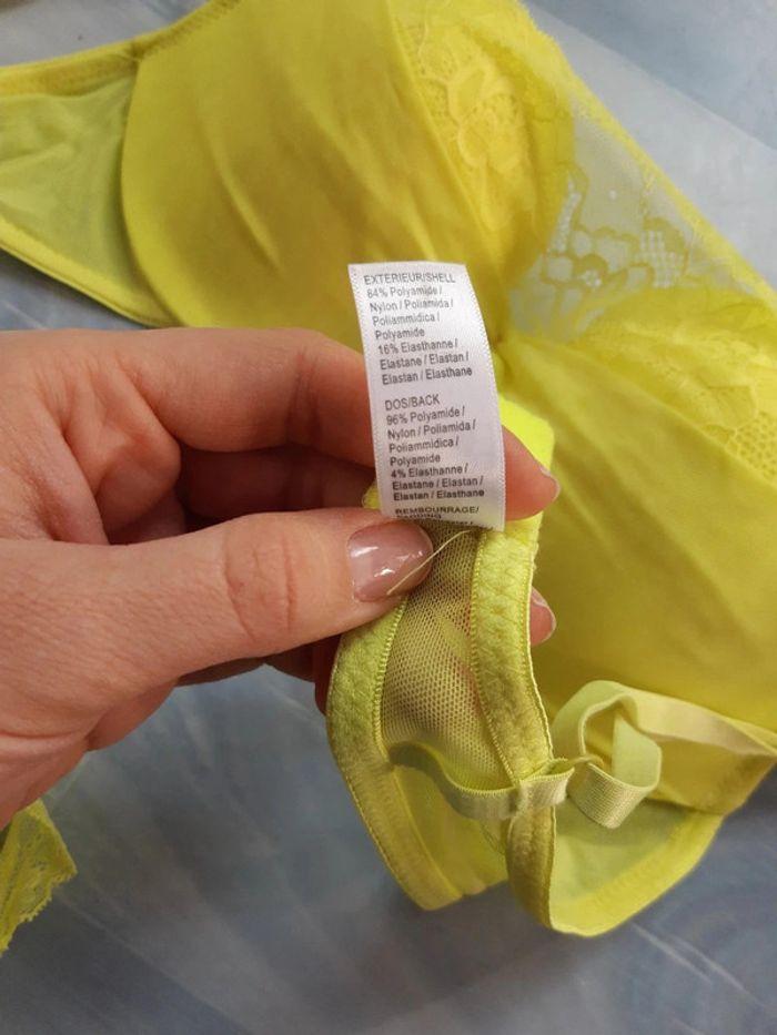 Soutien-gorge Jennyfer jaune fluo - photo numéro 8