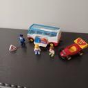 Lot bus et formule 1 playmobil 123