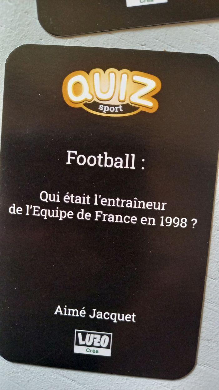 Quiz sport ,jeu de cartes - photo numéro 7