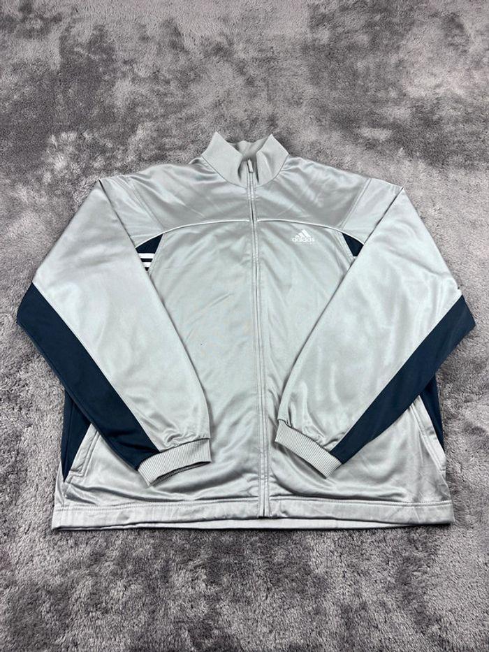 👕 Veste de Sport Adidas Vintage Gris Taille L 👕 - photo numéro 1