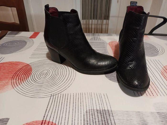 Bottines à Talon taille 38 état neuf 👩 - photo numéro 4