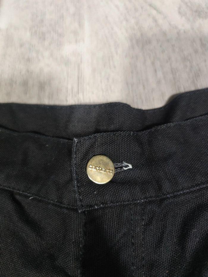 Short Carhartt Double Knee Rework Noir Taille W32-L30 Homme - photo numéro 3