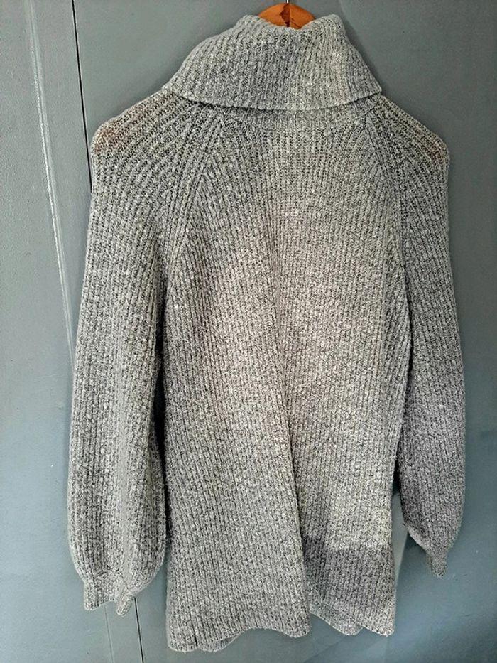 pull col roule jennyfer gris taille S - photo numéro 2