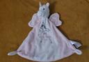 Doudou licorne rose