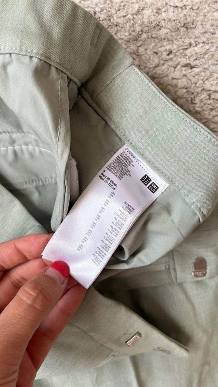 Pantalon uniqlo vert menthe - photo numéro 3