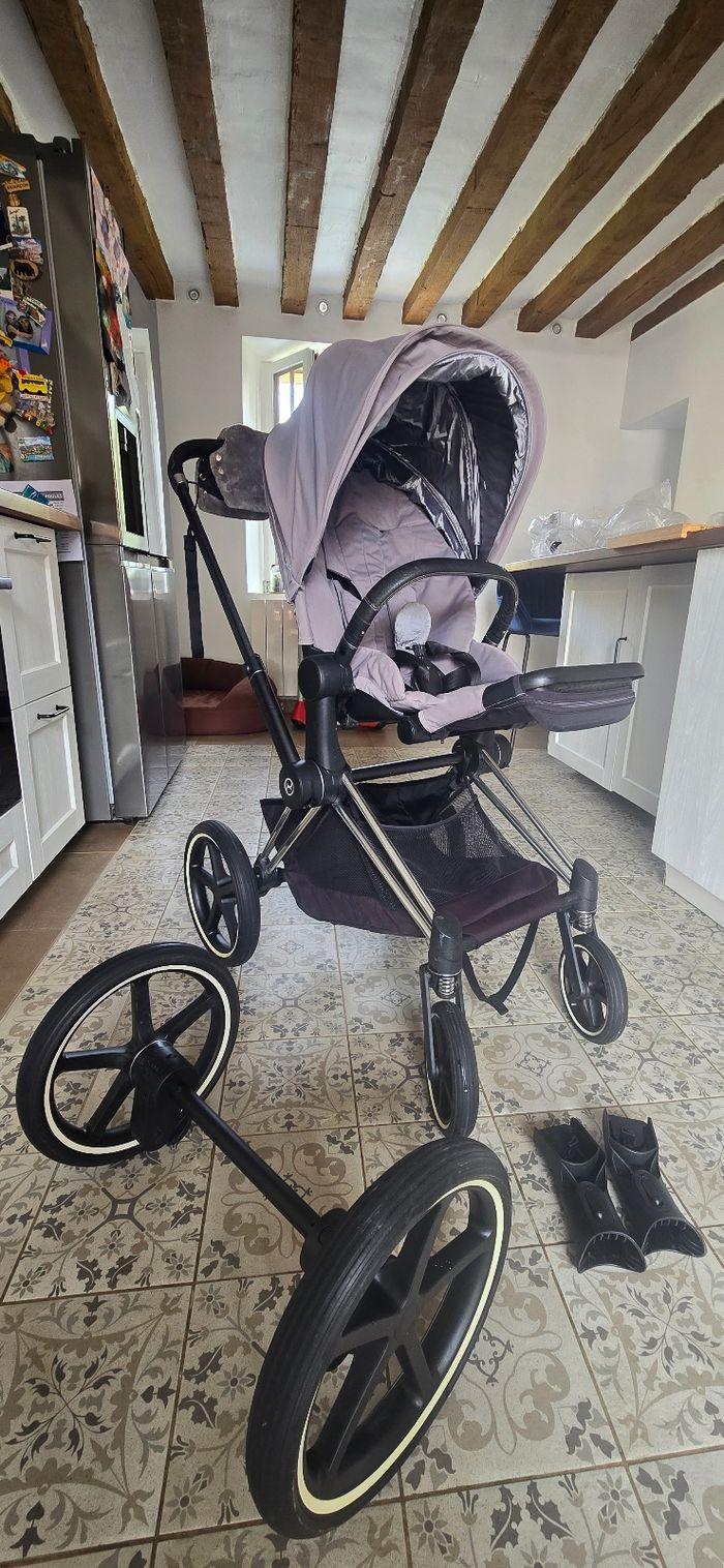 Poussette cybex priam en lot avec cosy cloudz et sa base + nombreux accessoires - photo numéro 2