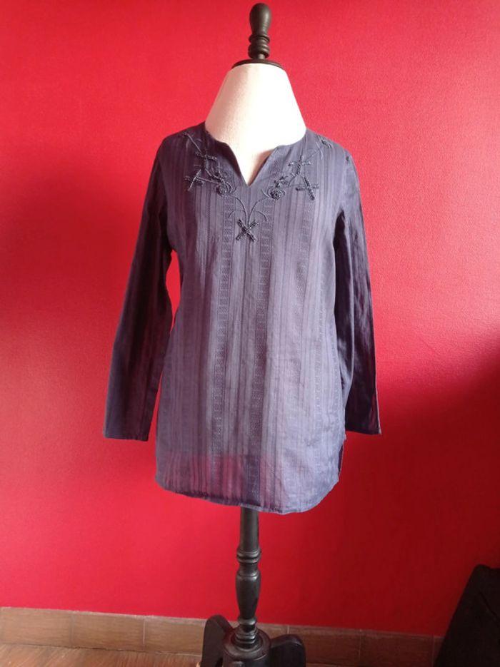 Blouse Bleue Taille 44 - photo numéro 4