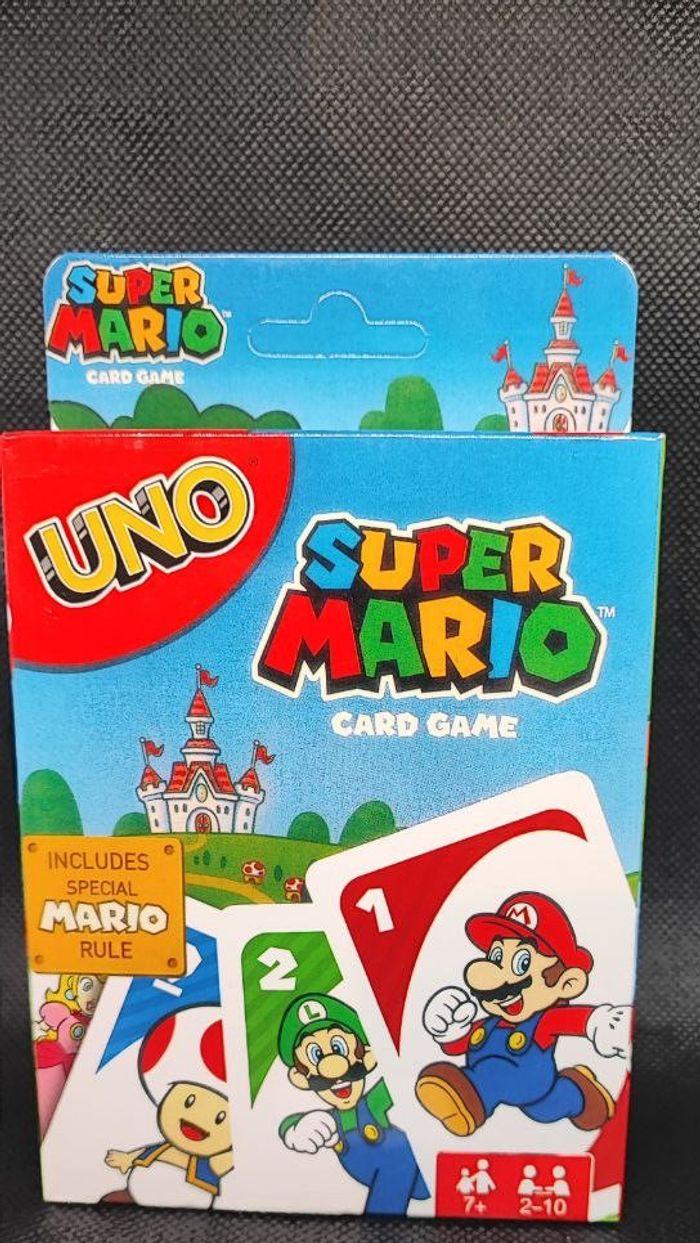 super mario jeu de cartes uno