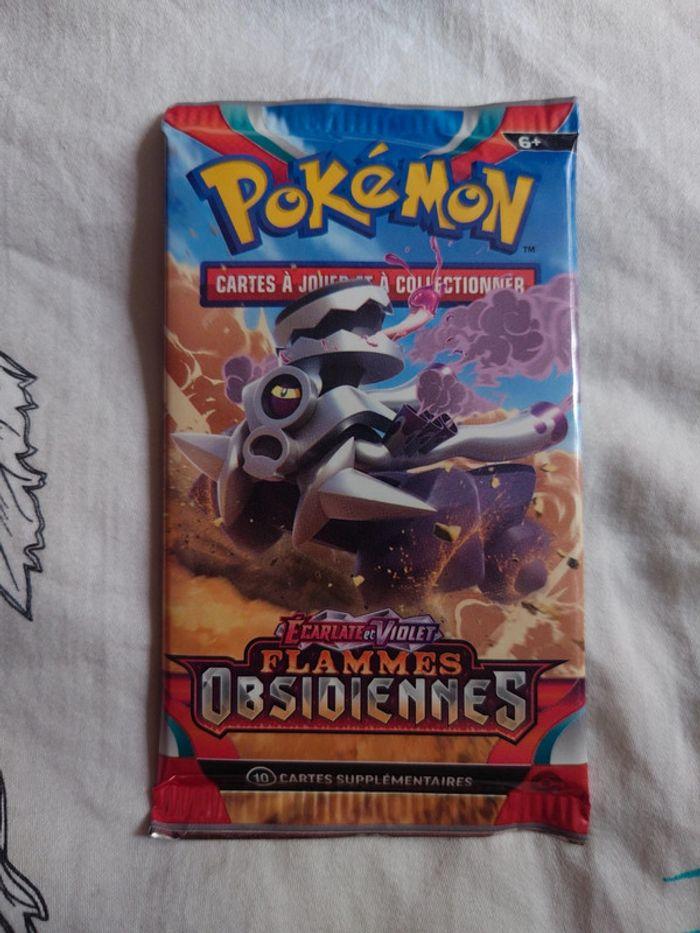 Booster Pokémon Flammes Obsidiennes Neuf - photo numéro 1