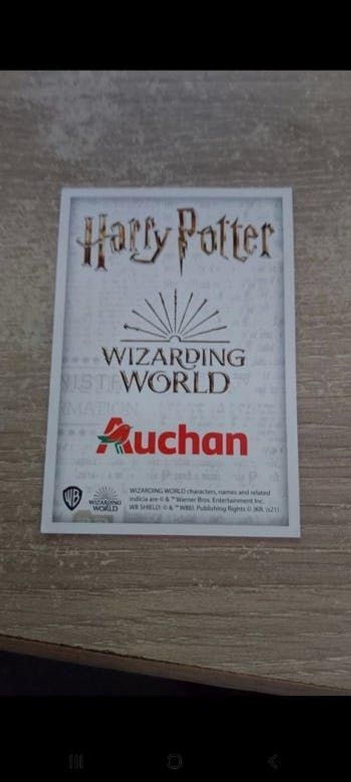 Carte Harry Potter Auchan