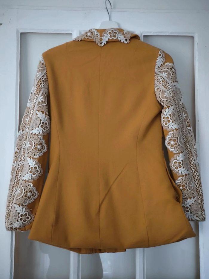 🤎 Veste vintage broderie laine 36 🤎 - photo numéro 6