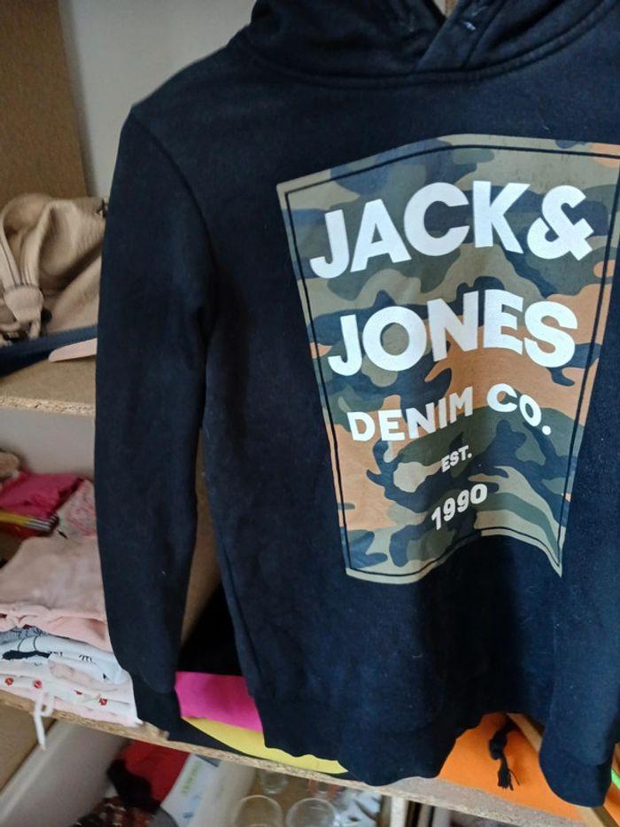 Sweat à capuche garçon Jack&Jones taille 152 - photo numéro 3