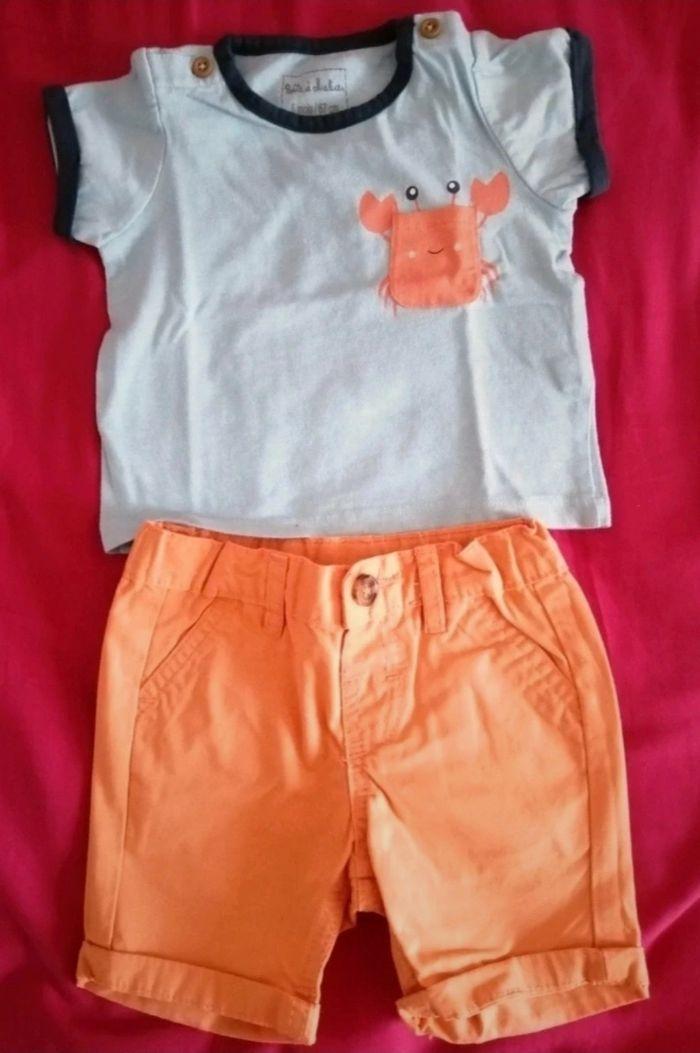 Ensemble tee shirt et short