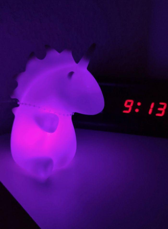 Veilleuse licorne lampe à led enfant jouet neuf - photo numéro 1