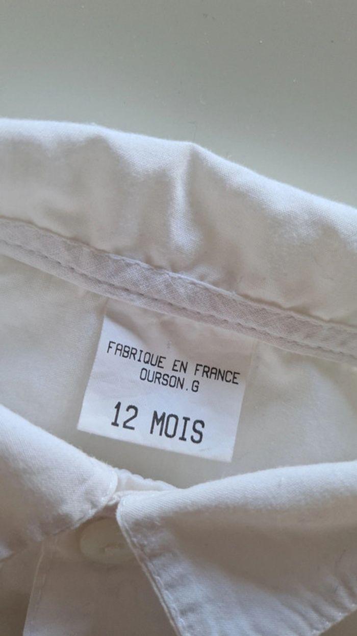 Chemise manches longues 12 mois garçon - photo numéro 3