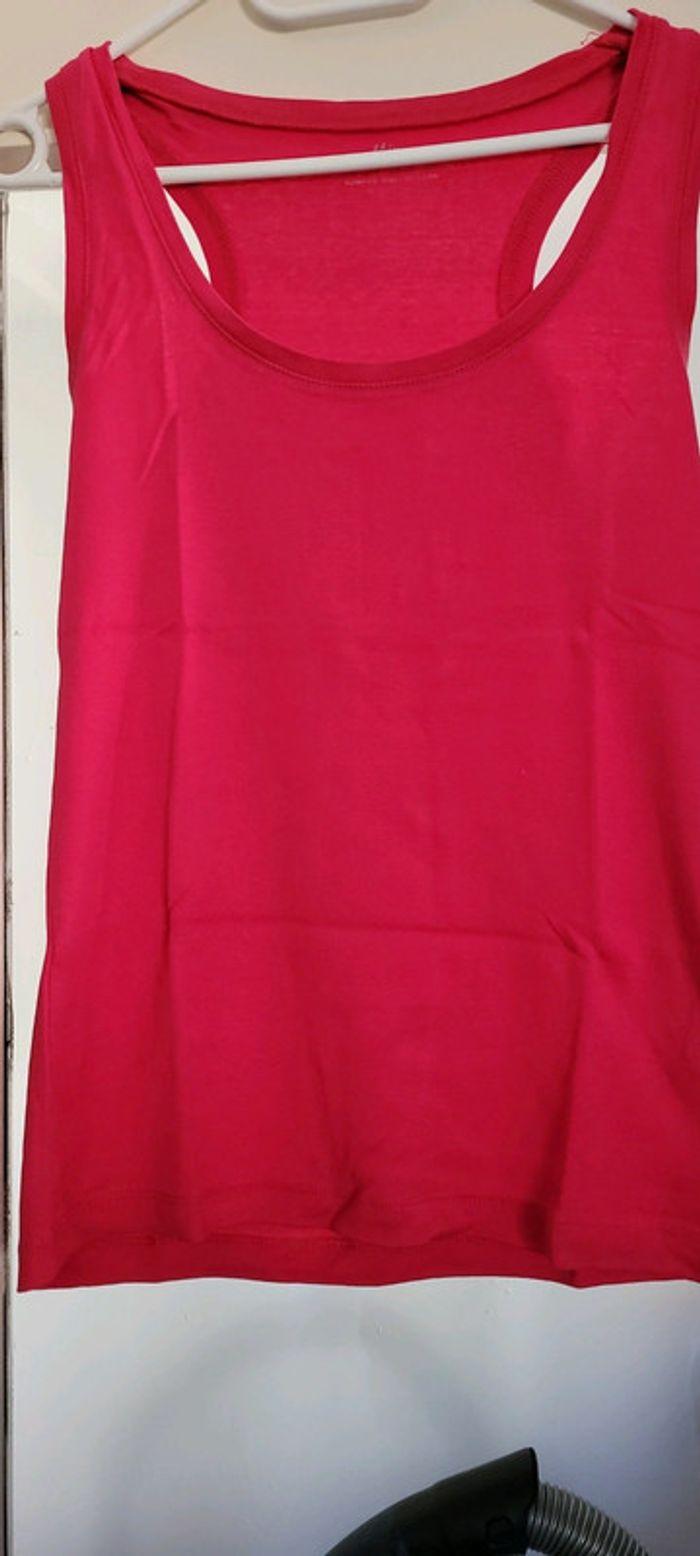 Débardeur marcel femme rose fuschia taille XL Mim - photo numéro 1