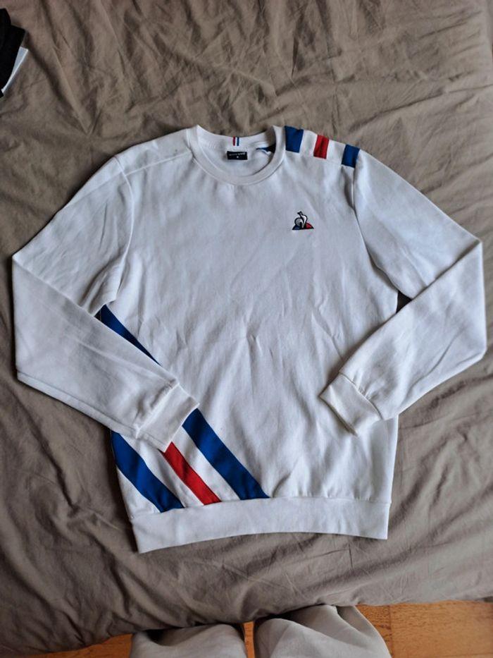 Sweatshirt blanc Lecoqsportif - photo numéro 1