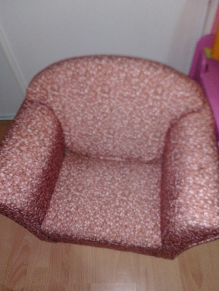 Fauteuil enfant rose à motifs - photo numéro 7