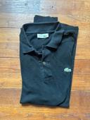 Polo Lacoste noir - taille 5