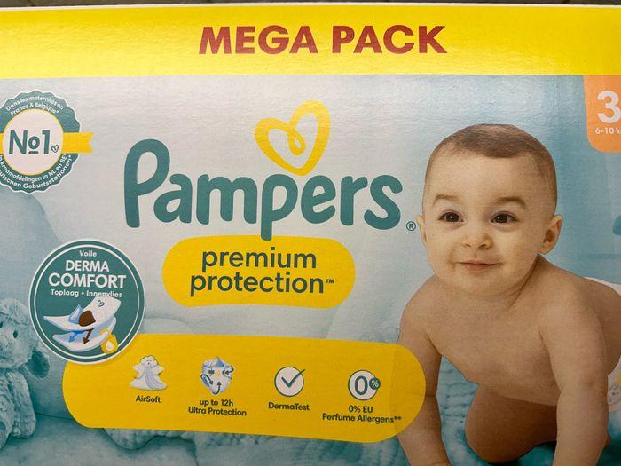 Pampers premium couches taille 3 mega pack 114 - photo numéro 1