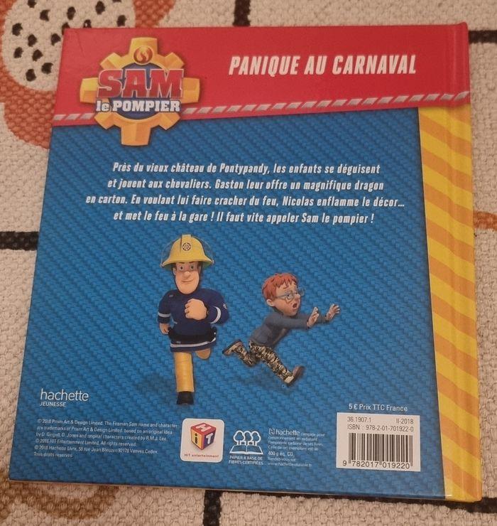 Livre  "Sam le Pompier: Panique au Carnaval" - photo numéro 2