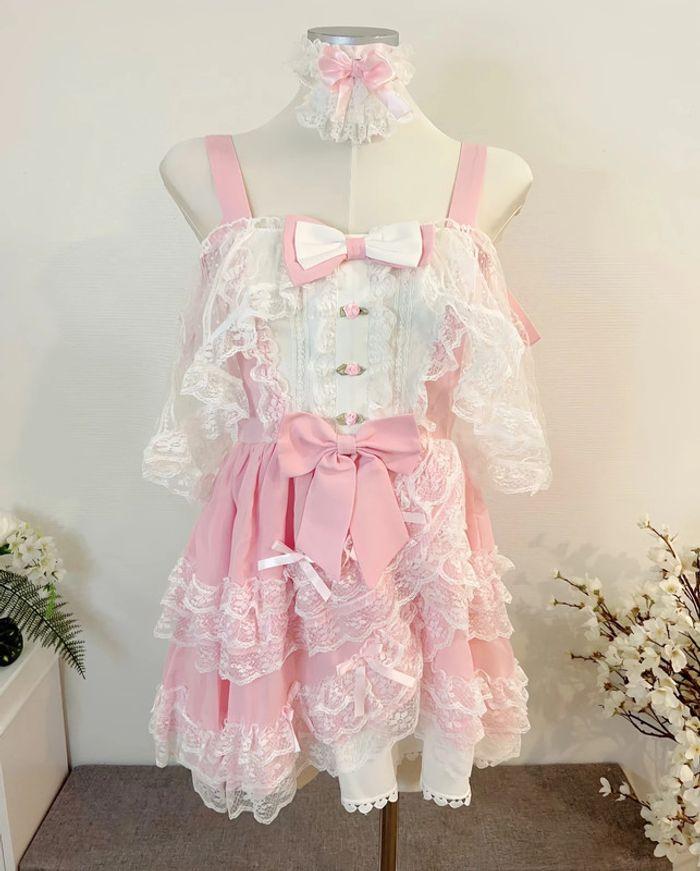 Robe pink Lolita Princess Cosplay Barbie - photo numéro 1