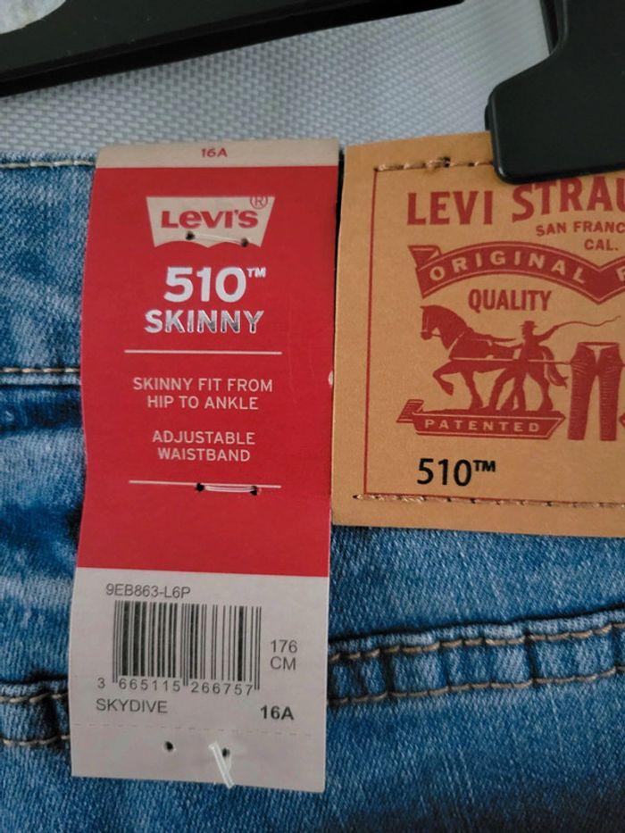 Jeans skinny Levi's 510  fille 16 ans neuf avec étiquette - photo numéro 6