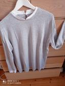 Pull  fin  gris