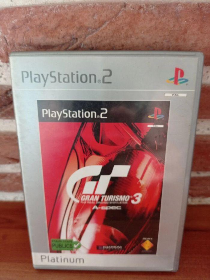 Jeu PS2 gran turismo 3 - photo numéro 1