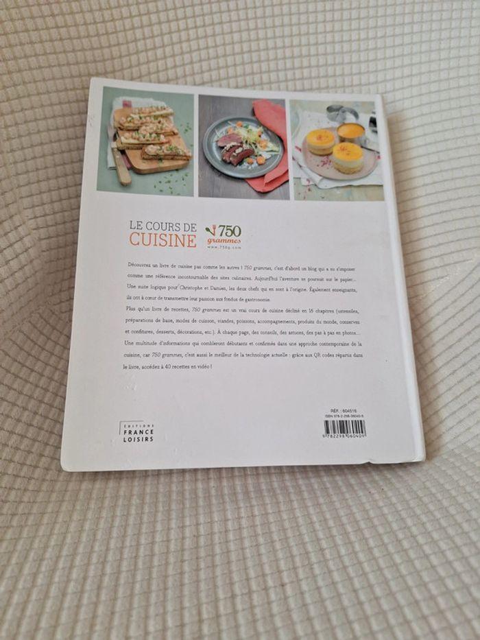 Livre Le cours de cuisine 750 grammes - photo numéro 2