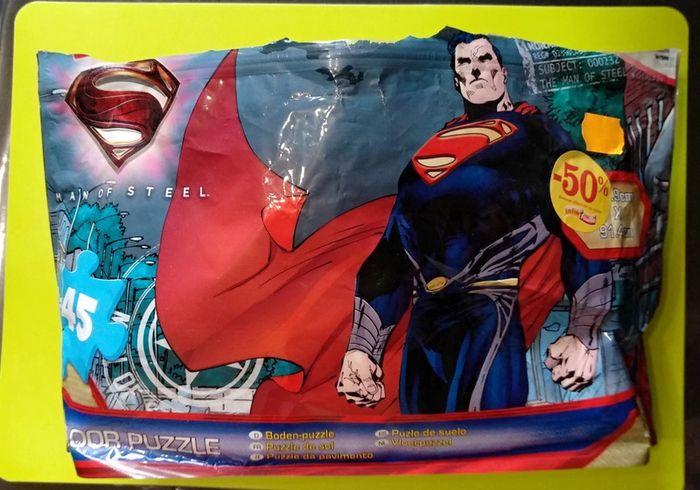 Puzzle sol Superman 45 pièces 4 ans - photo numéro 1