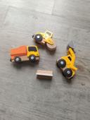 Lot jeux de chantier bois