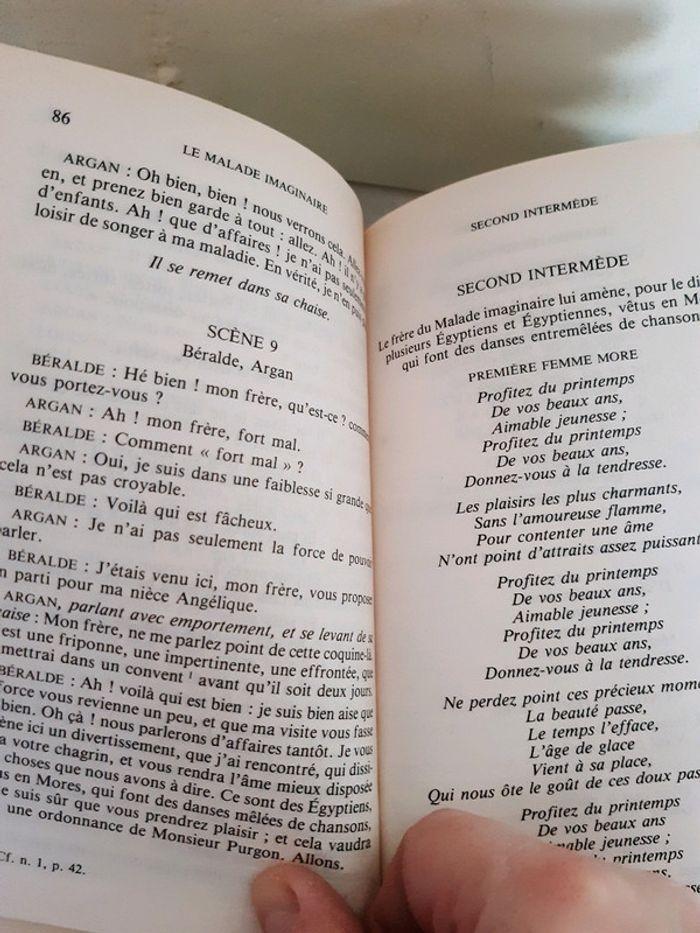 Livre le malade imaginaire de Molière - photo numéro 3