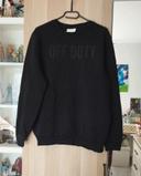 Pull sweat noir "off duty" C&A - Taille M