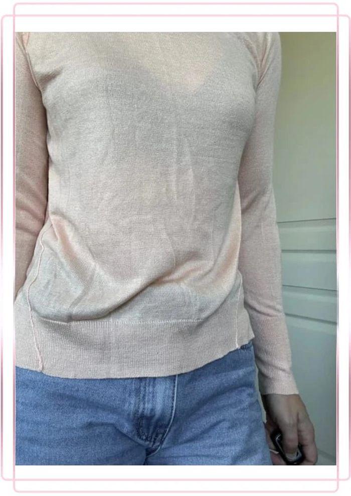 Pull léger rose saumon Esmara taille 36/38 💖 - photo numéro 5