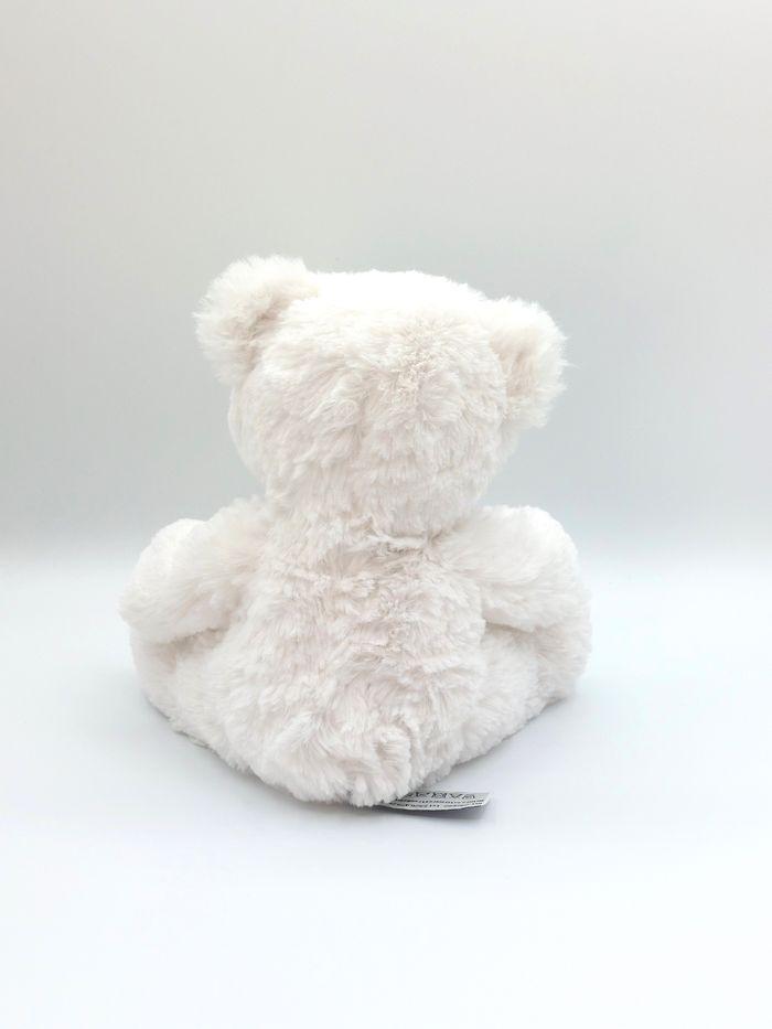 Peluche doudou ours blanc NOCIBE 2022 flocon neige coeur Creaprim 22 cm TTBE - photo numéro 2