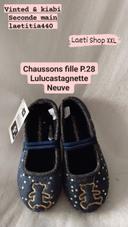 Chaussons fille P.28