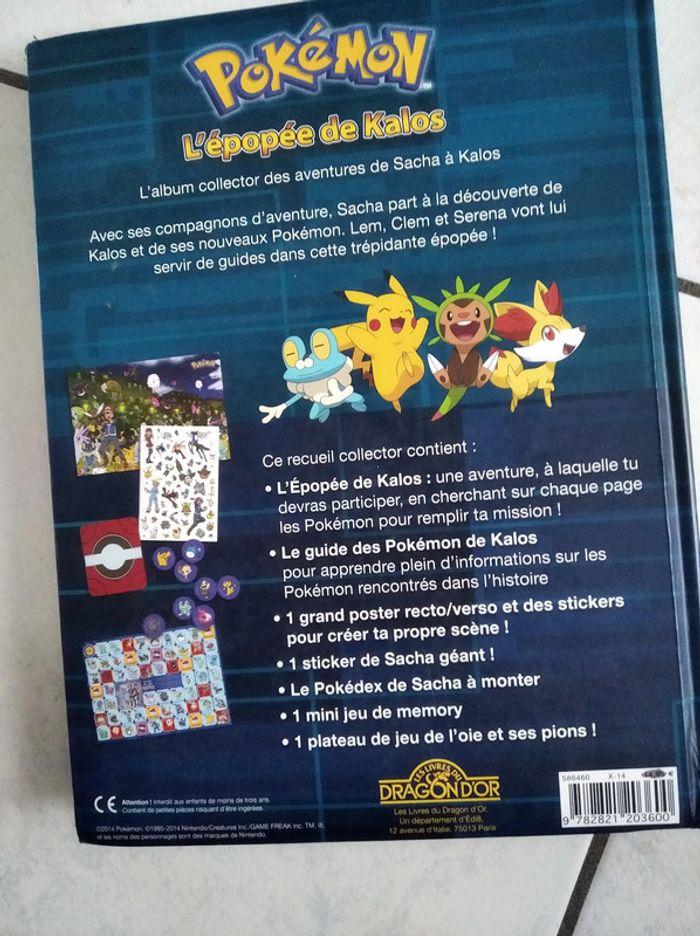 Livre Pokémon L'épopée de Kalos - photo numéro 2