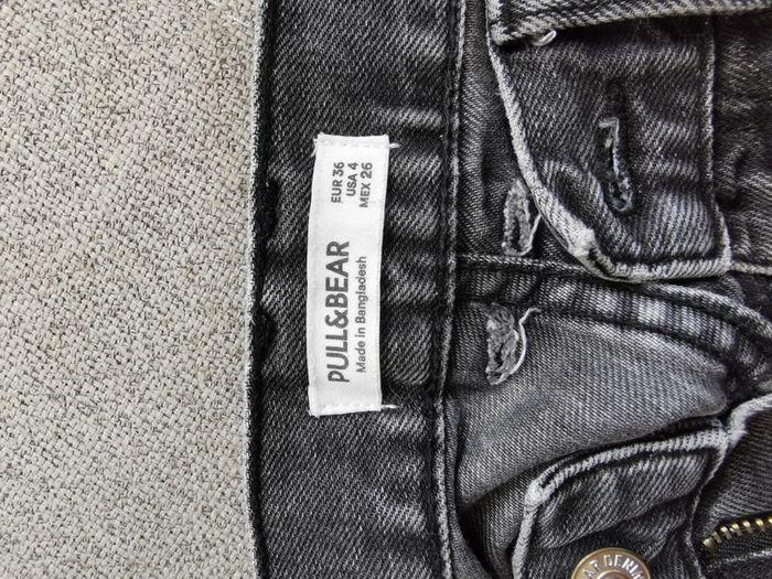 Jeans Jean's Mom taille haute Pull&bear taille S 36 gris - photo numéro 6